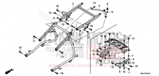 APPUI BAGAGES GL1800DAJ de 2018